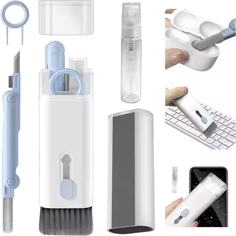 7-in-1 Keyboard & Earphone Cleaning Kit – Multi-Tool Brush, Cleaning Pen for AirPods, Keycap Puller mobile accessory 7-in-1 Keyboard & Earphone Cleaning Kit – Multi-Tool Brush, Cleaning Pen for AirPods, Keycap Puller