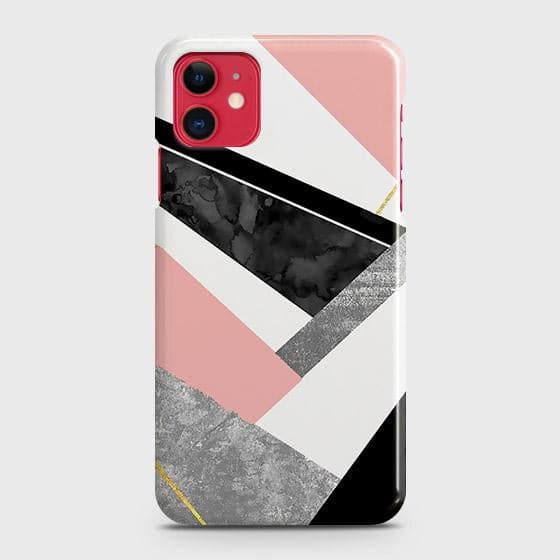 iPhone 11 Geometric Marble Matte Hard Case mobile accessory iPhone 11 Geometric Marble Matte Hard Case