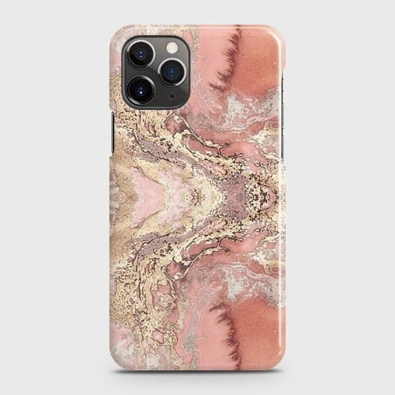 iPhone 11 Pro Rose Gold Marble Printed Hard Case mobile accessory iPhone 11 Pro Rose Gold Marble Printed Hard Case