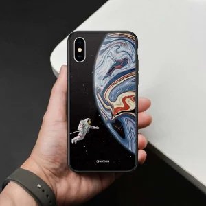 iPhone X Cosmic Astronaut Glass Case – Ultra Shine