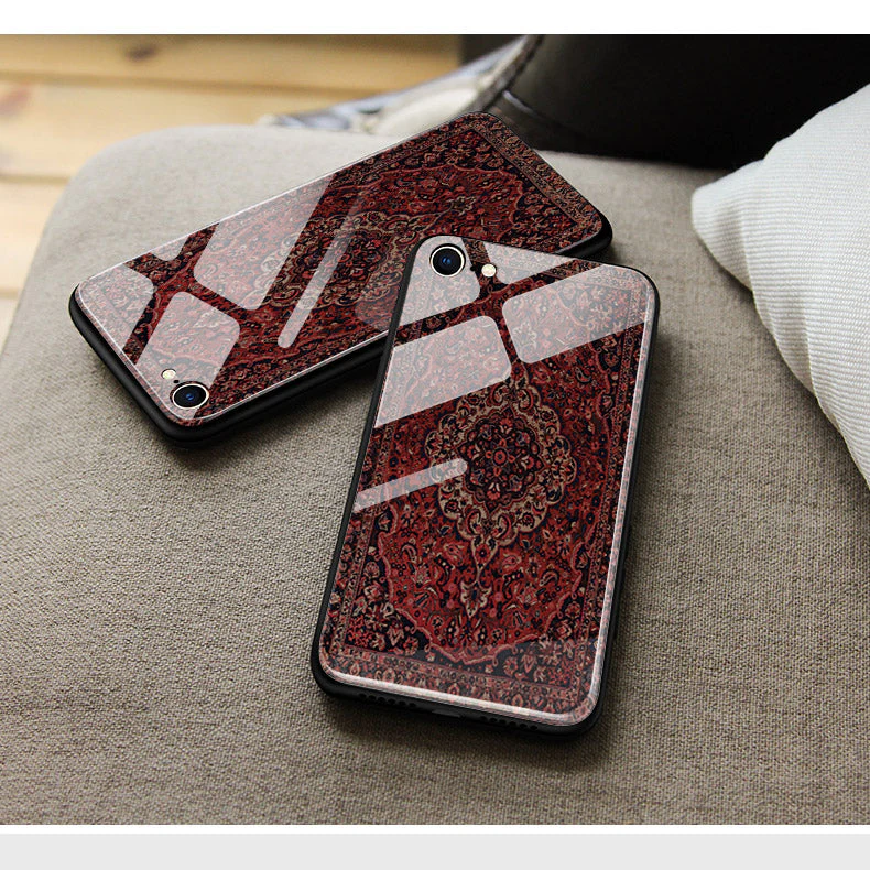 iPhone 12 Pro Persian Rug Glass Cover – Ultra Shine Finish mobile accessory iPhone 12 Pro Persian Rug Glass Cover – Ultra Shine Finish - Image 3