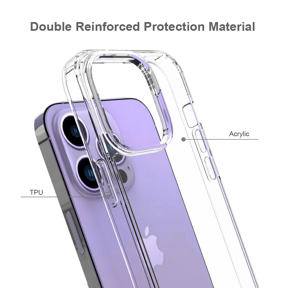 iPhone 14 Plus Crystal Clear Case – Shockproof, Anti-Yellow Back Cover mobile accessory iPhone 14 Plus Crystal Clear Case – Shockproof, Anti-Yellow Back Cover - Image 4