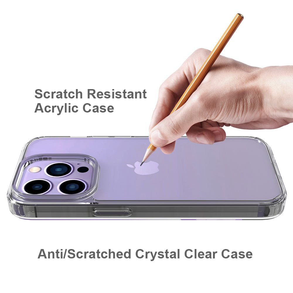 iPhone 14 Plus Crystal Clear Case – Shockproof, Anti-Yellow Back Cover mobile accessory iPhone 14 Plus Crystal Clear Case – Shockproof, Anti-Yellow Back Cover - Image 3