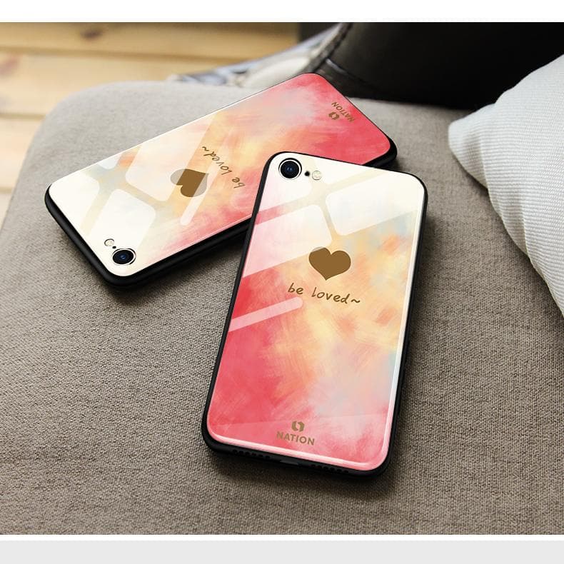 iPhone X Heart Design Ultra Shine Glass Case mobile accessory iPhone X Heart Design Ultra Shine Glass Case - Image 2