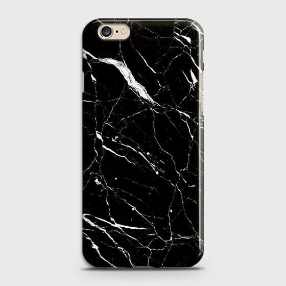 iPhone 6 Plus Black Marble Case – Matte Hard Snap-On Cover mobile accessory iPhone 6 Plus Black Marble Case – Matte Hard Snap-On Cover