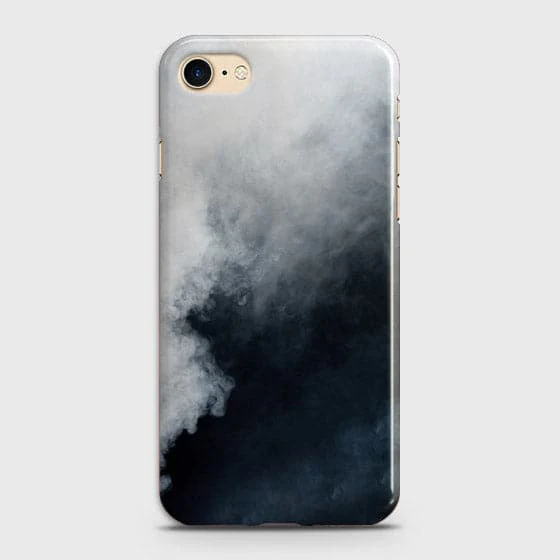 iPhone 8 Misty White & Black Marble Matte Hard Case mobile accessory iPhone 8 Misty White & Black Marble Matte Hard Case