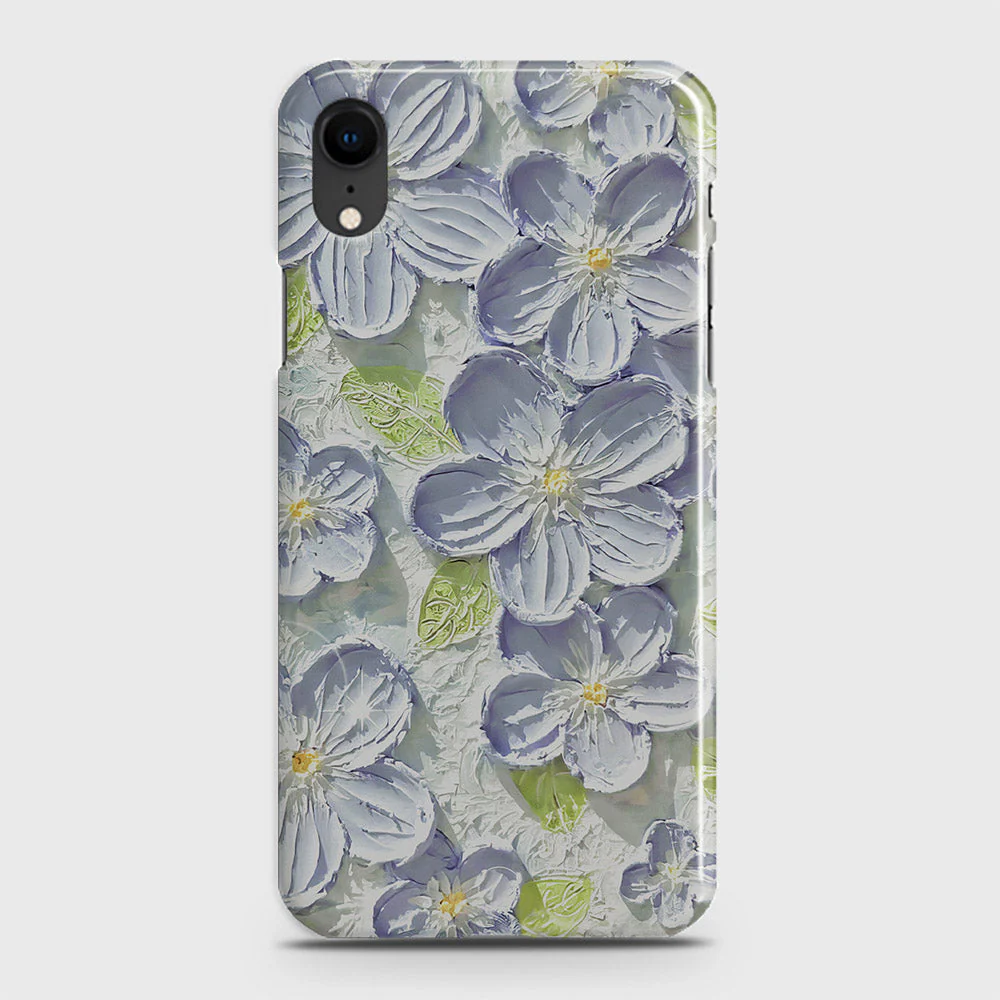 iPhone XR Purple & Green Floral Case – Matte Hard Snap-On Cover mobile accessory iPhone XR Purple & Green Floral Case – Matte Hard Snap-On Cover
