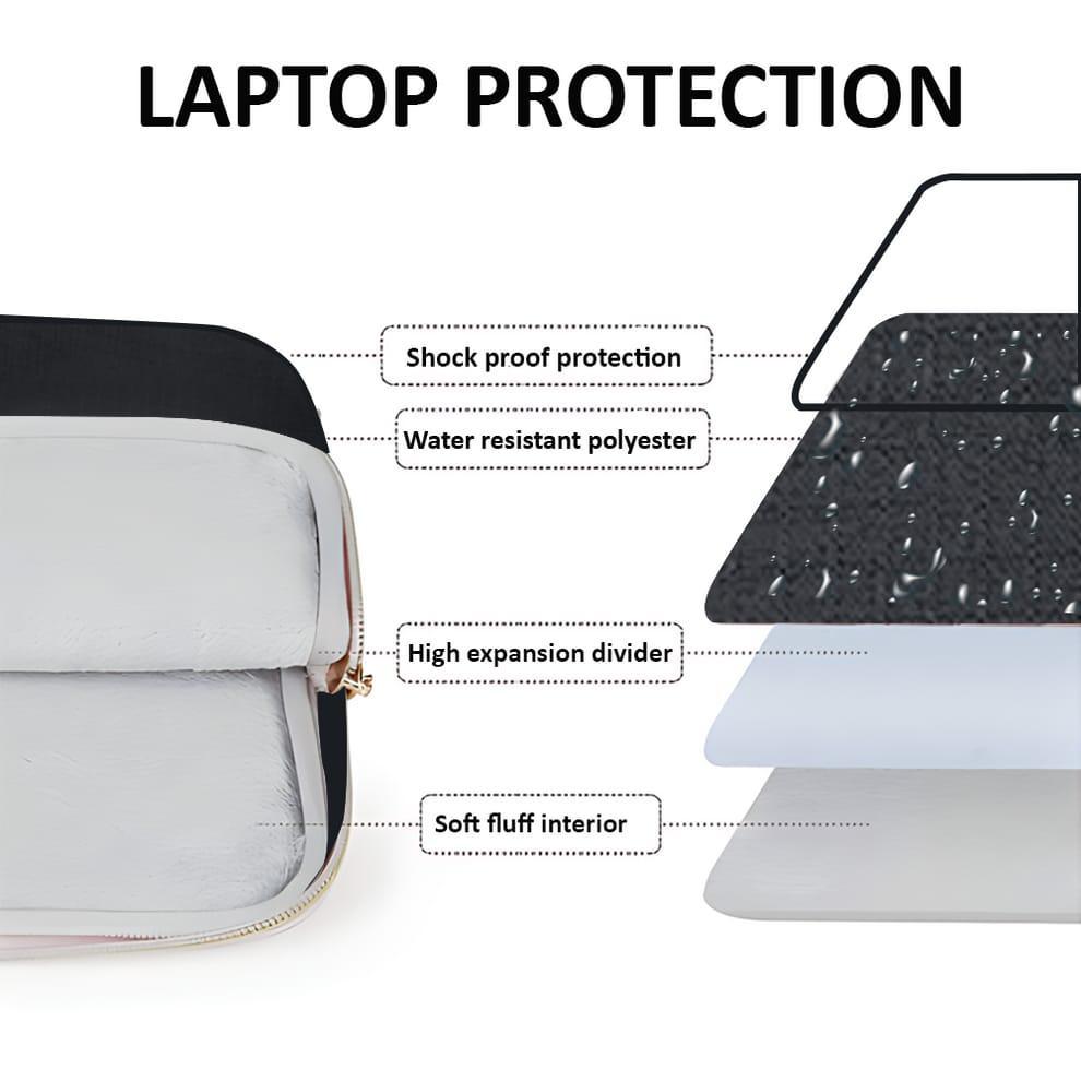 Black 15-Inch Oxford Laptop Sleeve – Durable Protective Case for Work & Travel mobile accessory Black 15-Inch Oxford Laptop Sleeve – Durable Protective Case for Work & Travel - Image 3